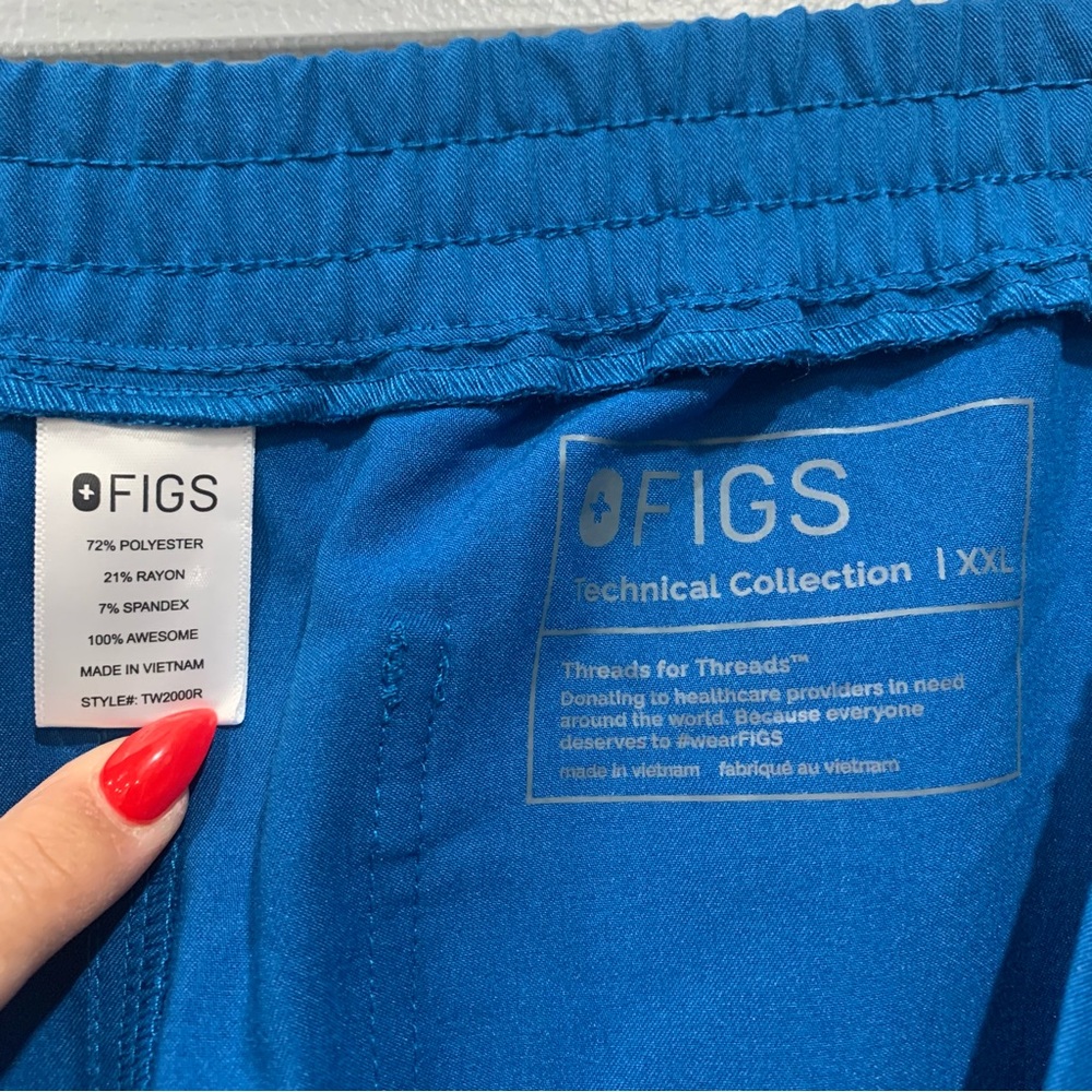 FIGS YOLA HIGH-WAISTED SKINNY SCRUB PANT - Picture 8 of 12
